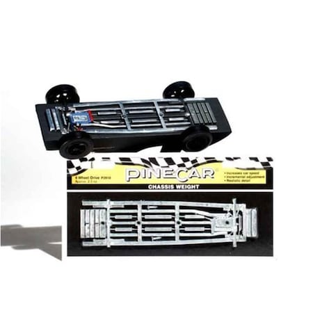 Woodland Scenics Pine-Car 4 Wheel Drive Chassis Weight PINP3910